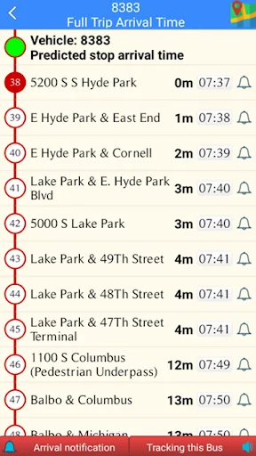 Download Chicago Bus Tracker Terbaru – Lacak Bus & Kereta Gratis - Screenshot 7